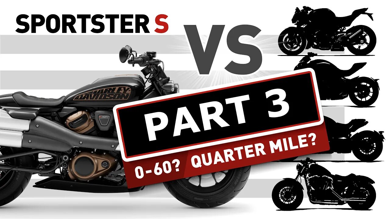 Sportster S vs DIAVEL, Forty-Eight, Rocket 3 and S 1000 R