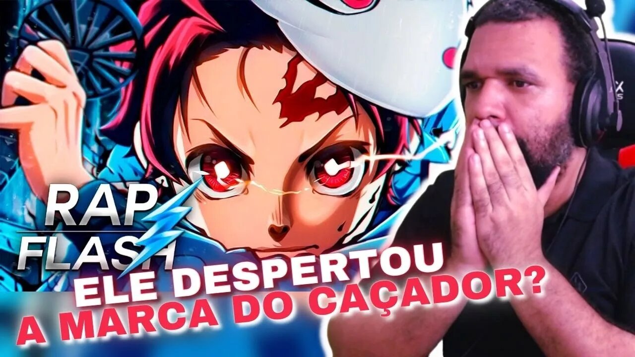 REAGINDO AO Rap do Tanjiro (Kimetsu no Yaiba) - A FRAQUEZA DOS ONIS Flash Beats (Prod. Dylan Beats)