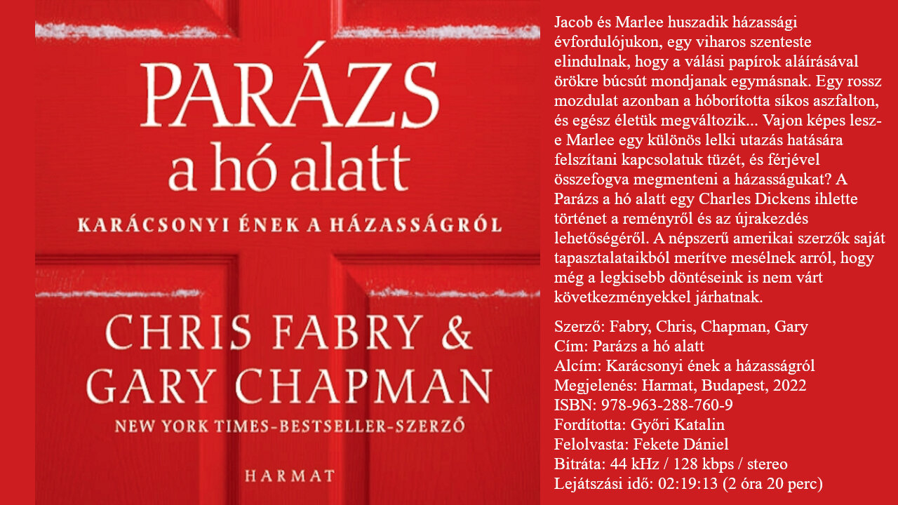 Fabry, Chris - Chapman, Gary: Parázs a hó alatt (Karácsonyi ének a házasságról) Harmat, 2022