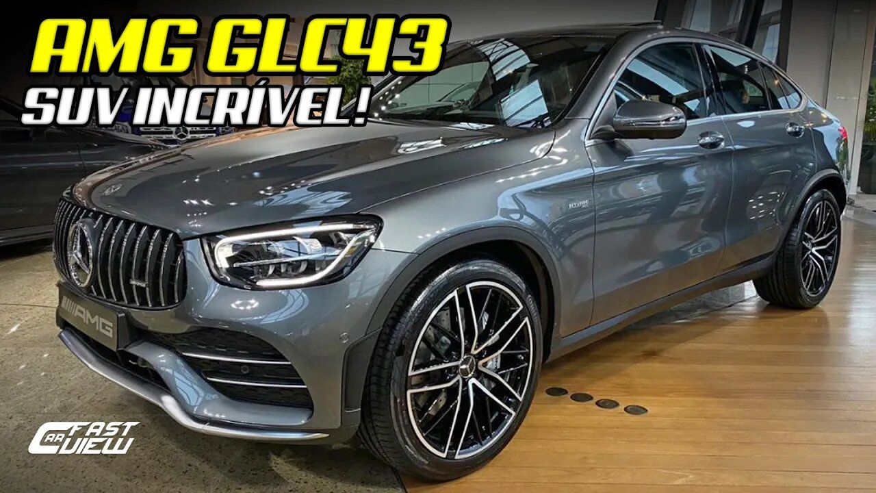 MERCEDES AMG GLC 43 COUPÉ 3.0 V6 BITURBO 2021 UM DOS SUVS MAIS INCRÍVEIS DA MERCEDES - Fast Car View