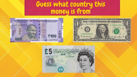 Guess what country this money is from|quiz time