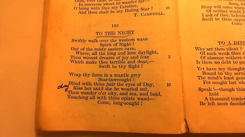 To The Night - P. B. Shelley