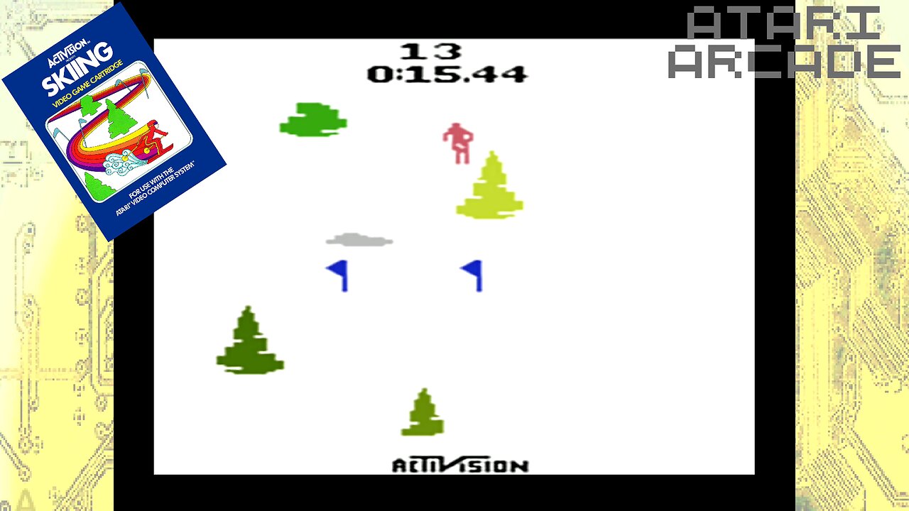 Atari Arcade "Skiing"