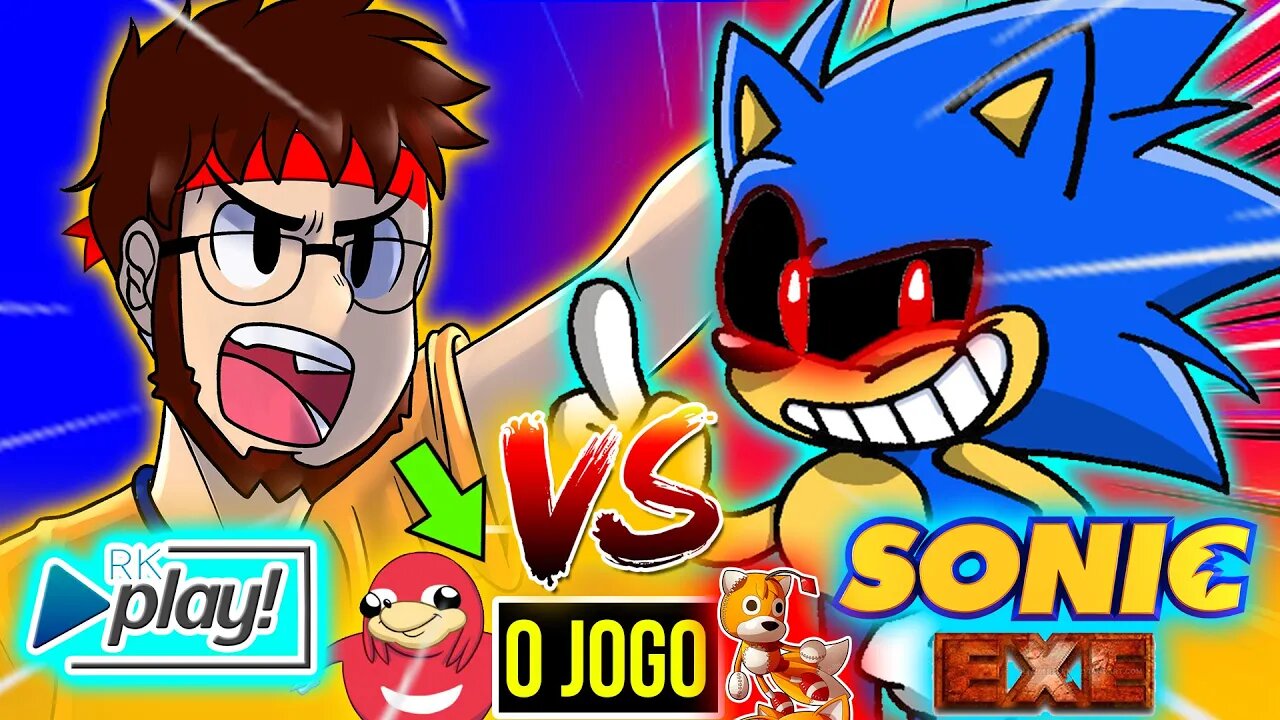 VIREI um VIDEO GAME 😈| RK Play vs SONIC EXE O JOGO