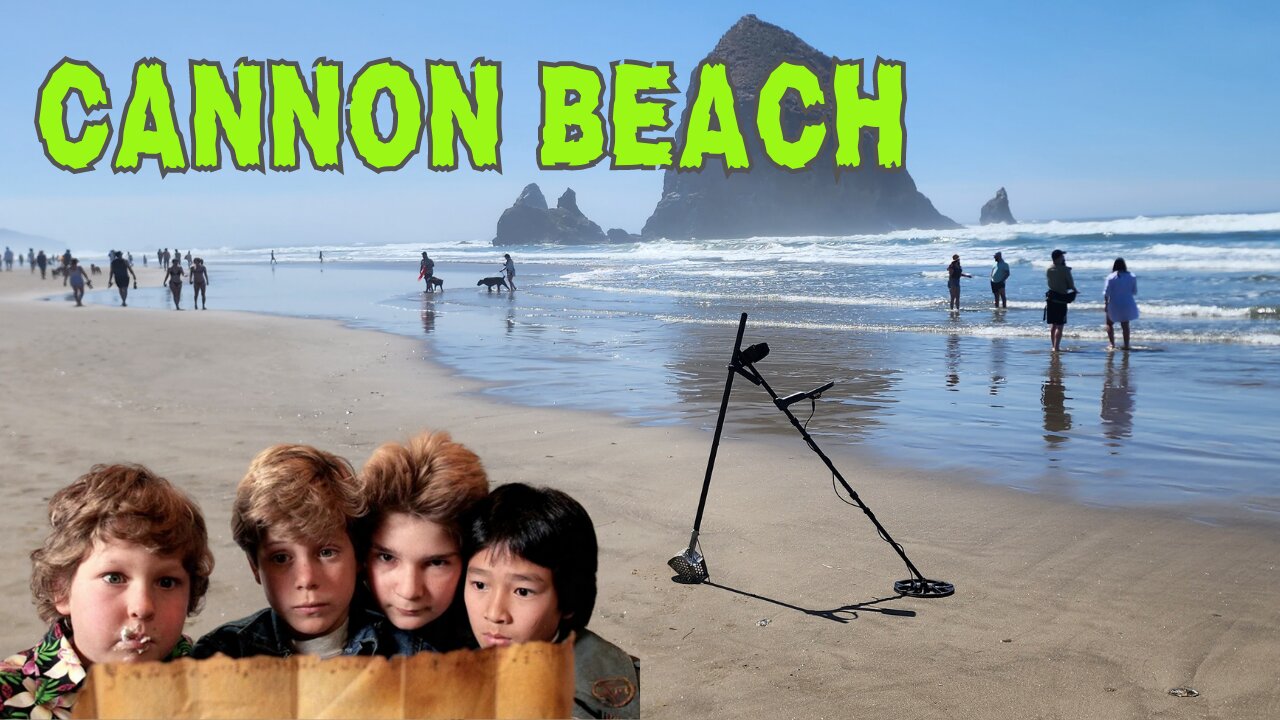 Metal Detecting Cannon Beach, Oregon with my Minelab Equinox 800