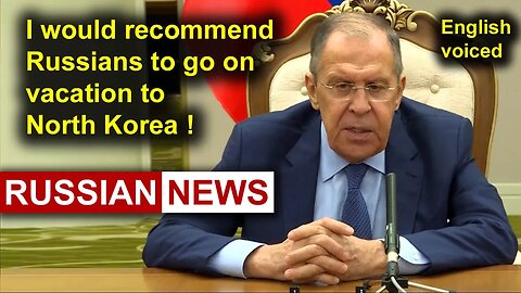 Lavrov's press conference on the course of his visit to North Korea. Russia, Kim Jong-un