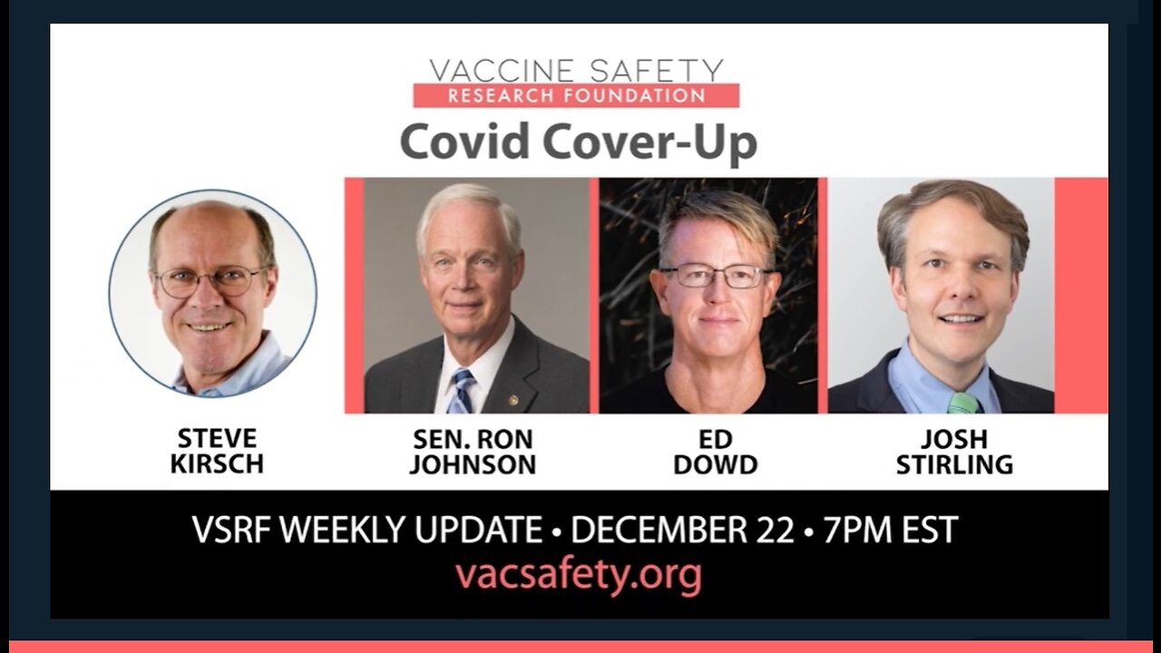 Ed Dowd: "I'm 100% Convinced That the Vaccines Are Killing People"