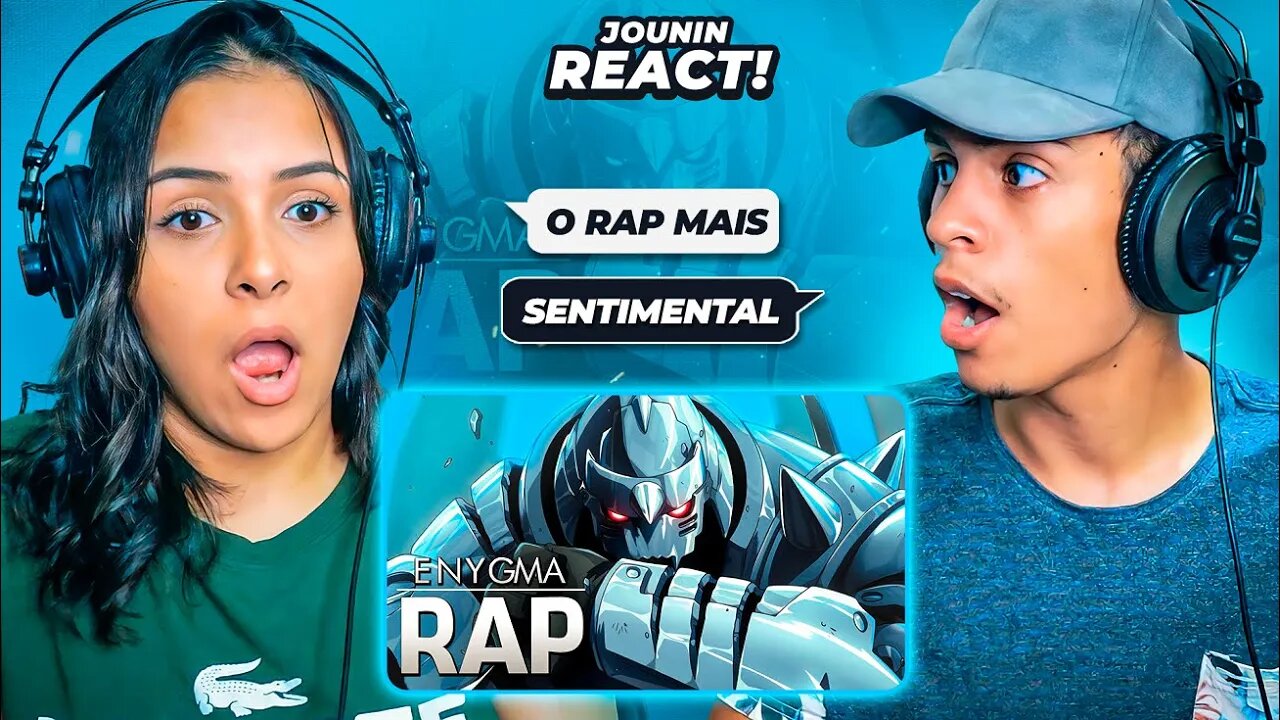 Rap do Alphonse Elric (Fullmetal Alchemist) | Eu Posso Sentir | Enygma 83 | [React Rap Nerd] 🔥