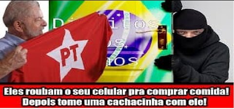 Eles roubam o seu celular pra comprar comida! Depois tome uma cachacinha com ele
