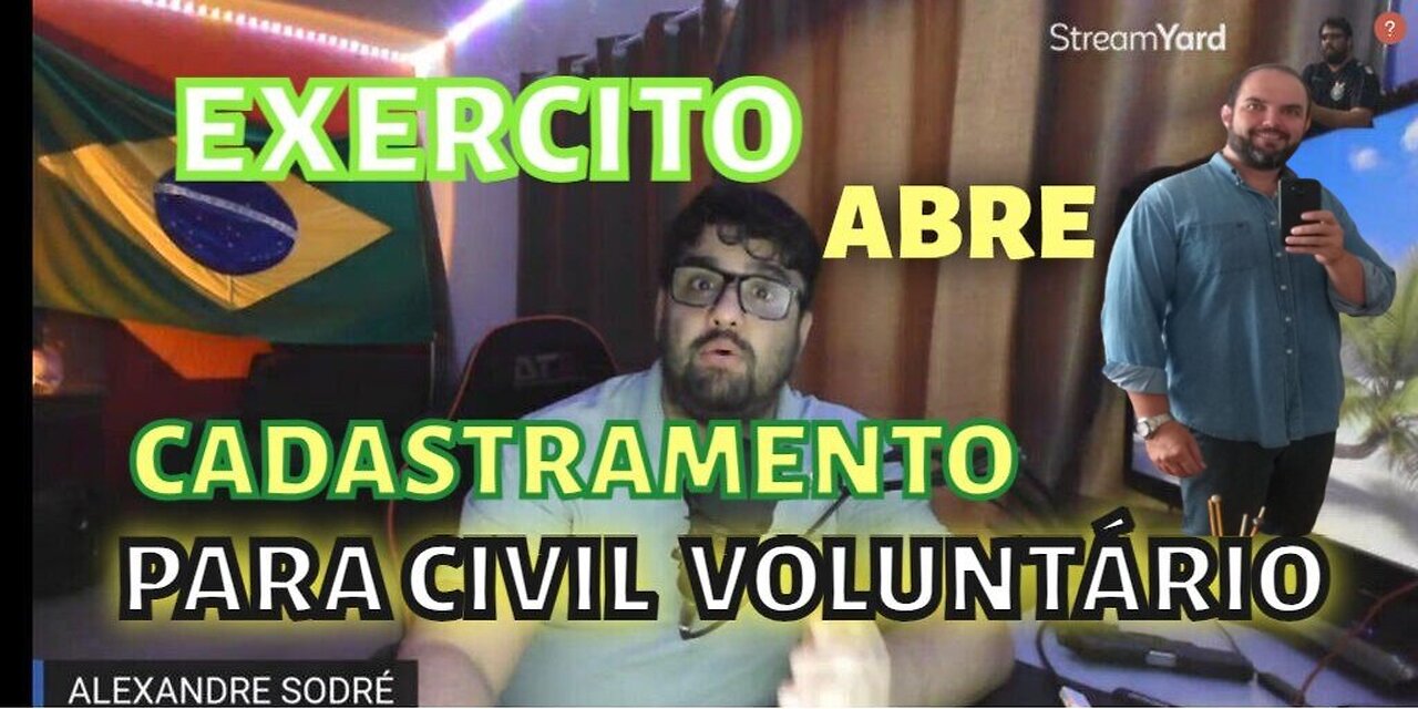 GENERAL GIRÃO - EXERCITO- CONVIDA VOLUNTARIOS PARA SITUAÇÃO MILITAR INCLUSIVE PARA CIVIS.