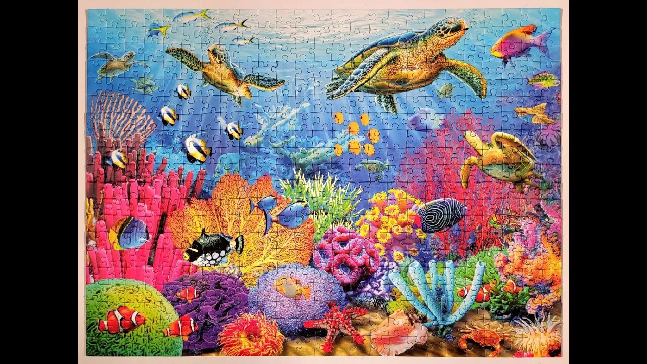 Tropical Waters 500 Piece Jigsaw Puzzle Time Lapse