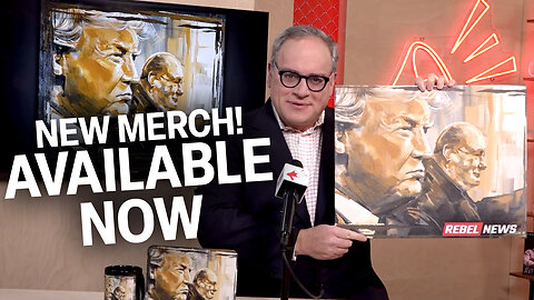 Trump and Churchill both saved the world— get a copy of this iconic painting of them!