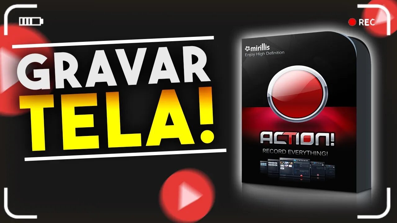 Como GRAVAR TELA DO PC com ACTION (PASSO A PASSO)