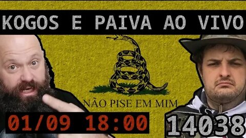 LIVE COM PAULO KOGOS E ALEXANDRE PAIVA POLITICA E RED PILL