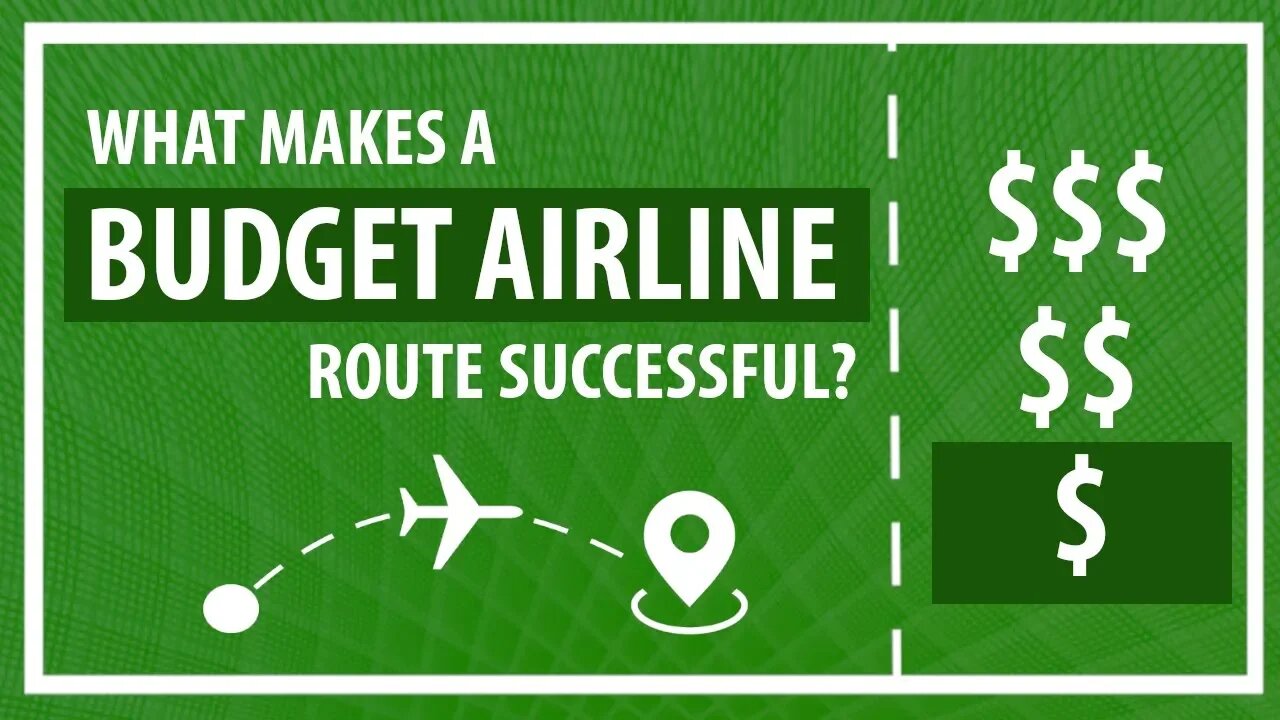 What Makes a Budget Airline Route Successful?