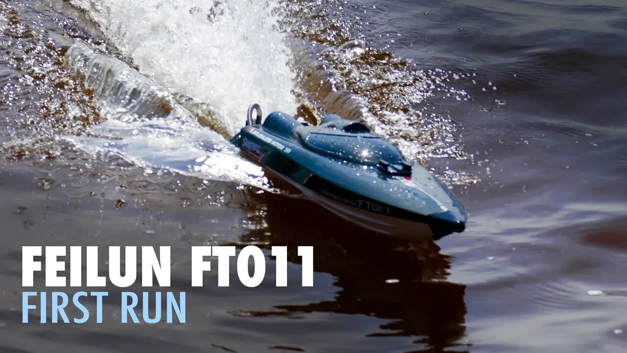 FeiLun FT011 Affordable RC Boat First Run