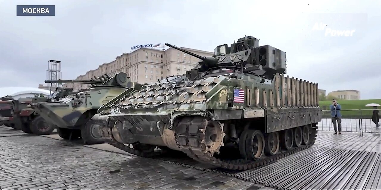 Fun show: Ukraine NATO Trophies of Victory - Captured NATO Gear Exposed In Moscow, Russia