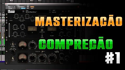 MASTERIZAÇÃO - COMPRESÃO - 1 #masterização #masterizaçãoemixagem