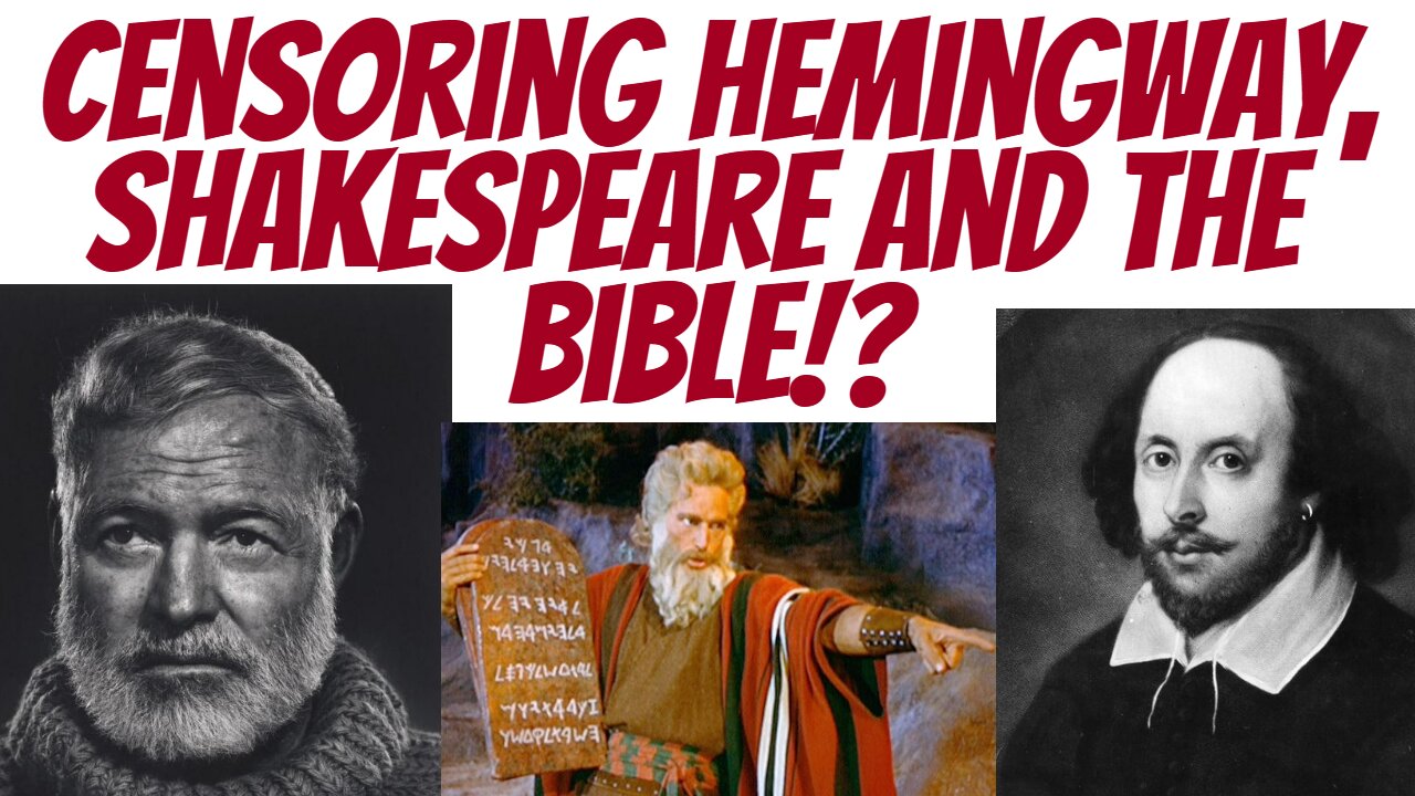 Censoring Shakespeare and the Bible? WTF?