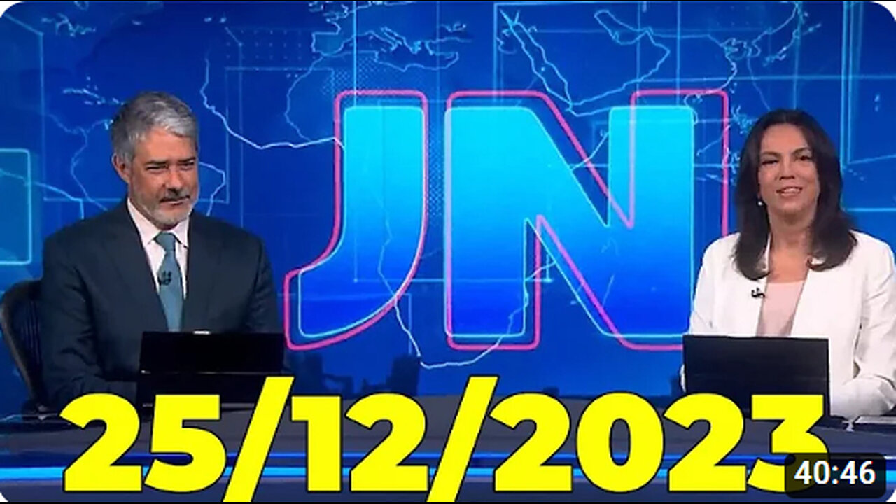 Jornal Nacional Segunda Feira 12 25 2023 Completo