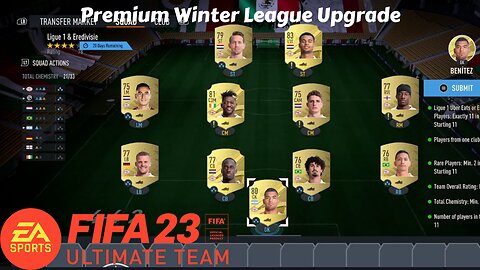 Premium Winter League Upgrade SBC Completed | Ligue 1 & Eredivisie Cheapest Solution & Tips Fifa 23