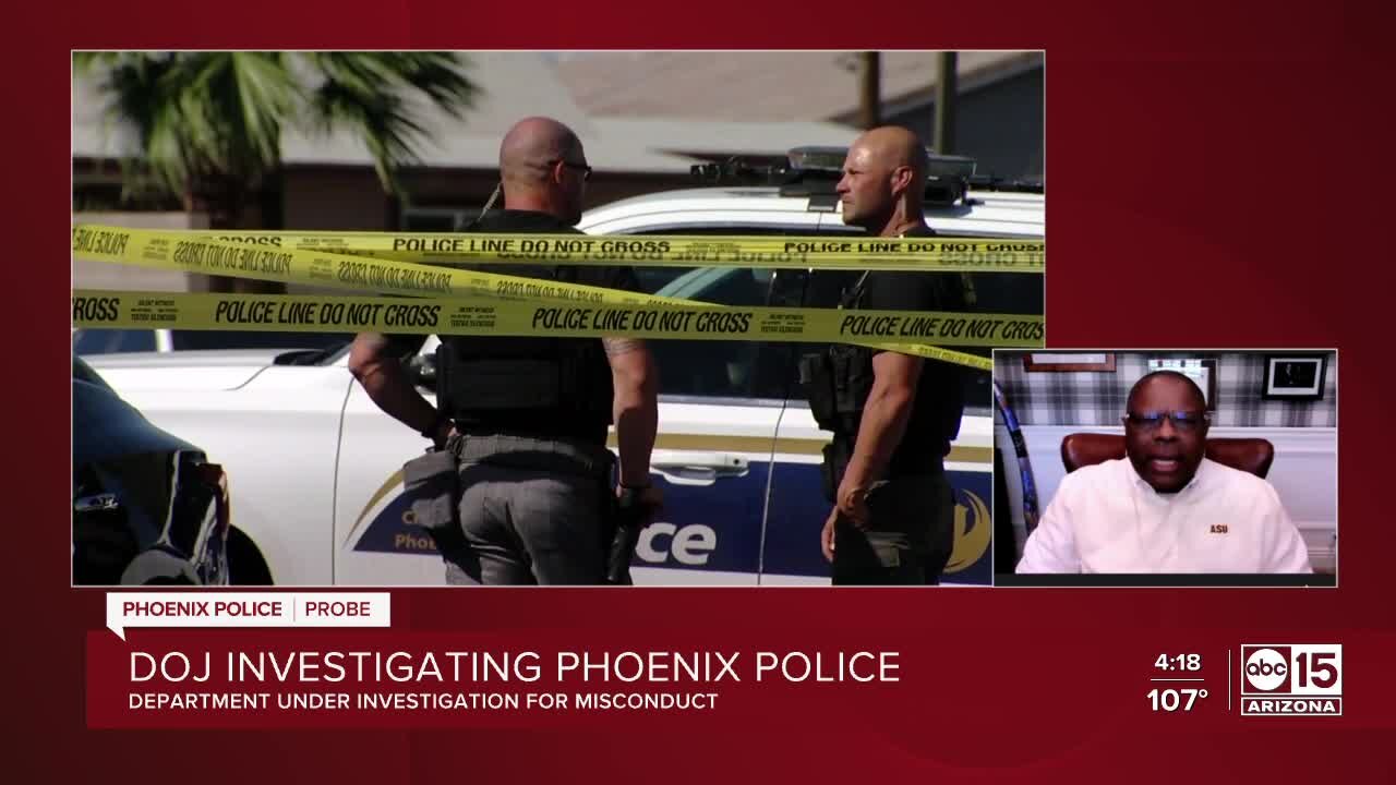 Police veteran reacts to announcement of DOJ investigation into Phoenix police