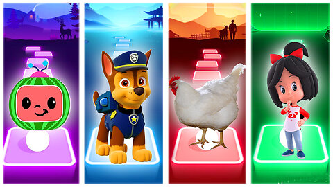 Cocomelon VS Chase VS Chicken VS Cleo And Cuquin