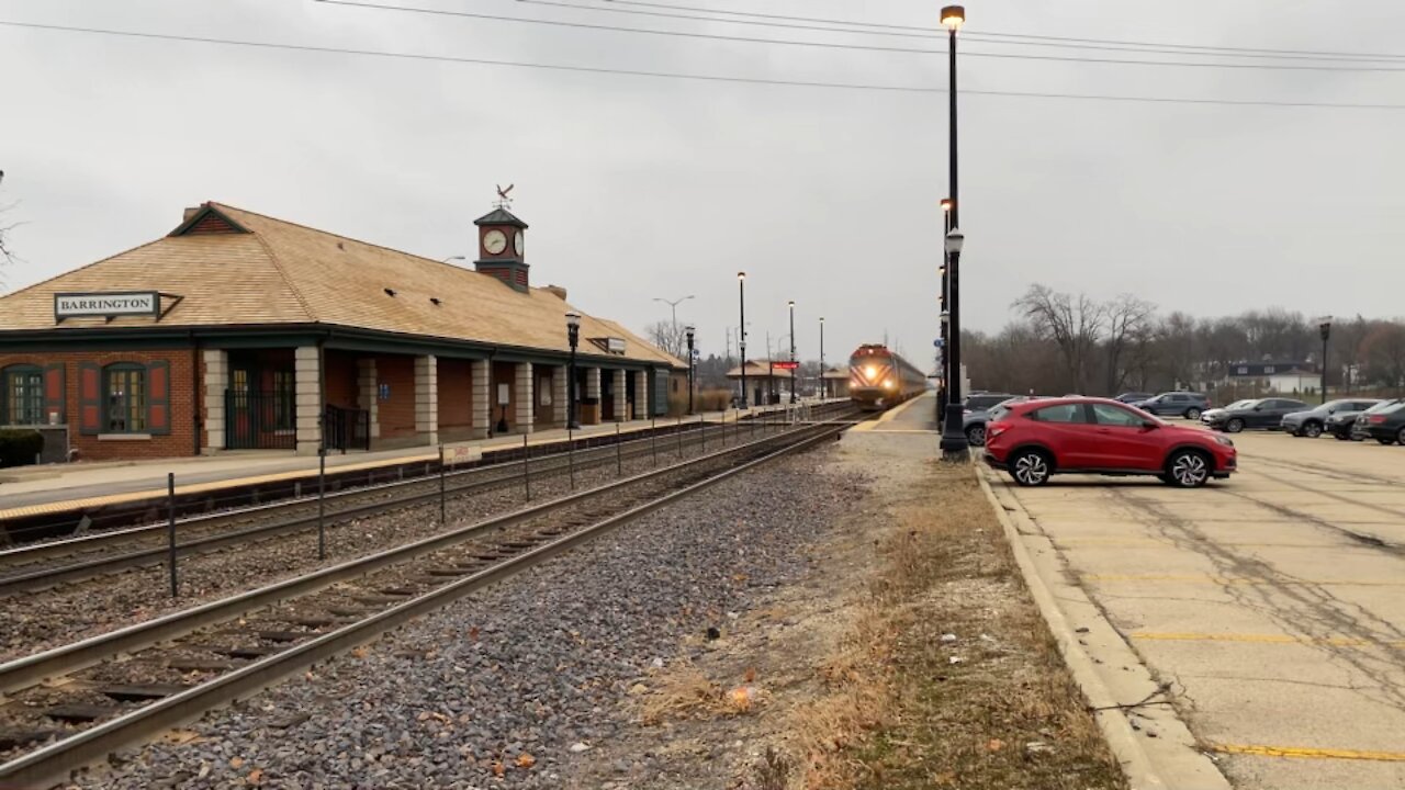 Metra Express Train In Barrington