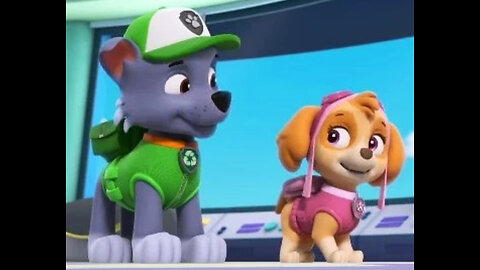 Rocky X Skye ‘funny scenes’ Paw Patrol the Movie nueva escena.