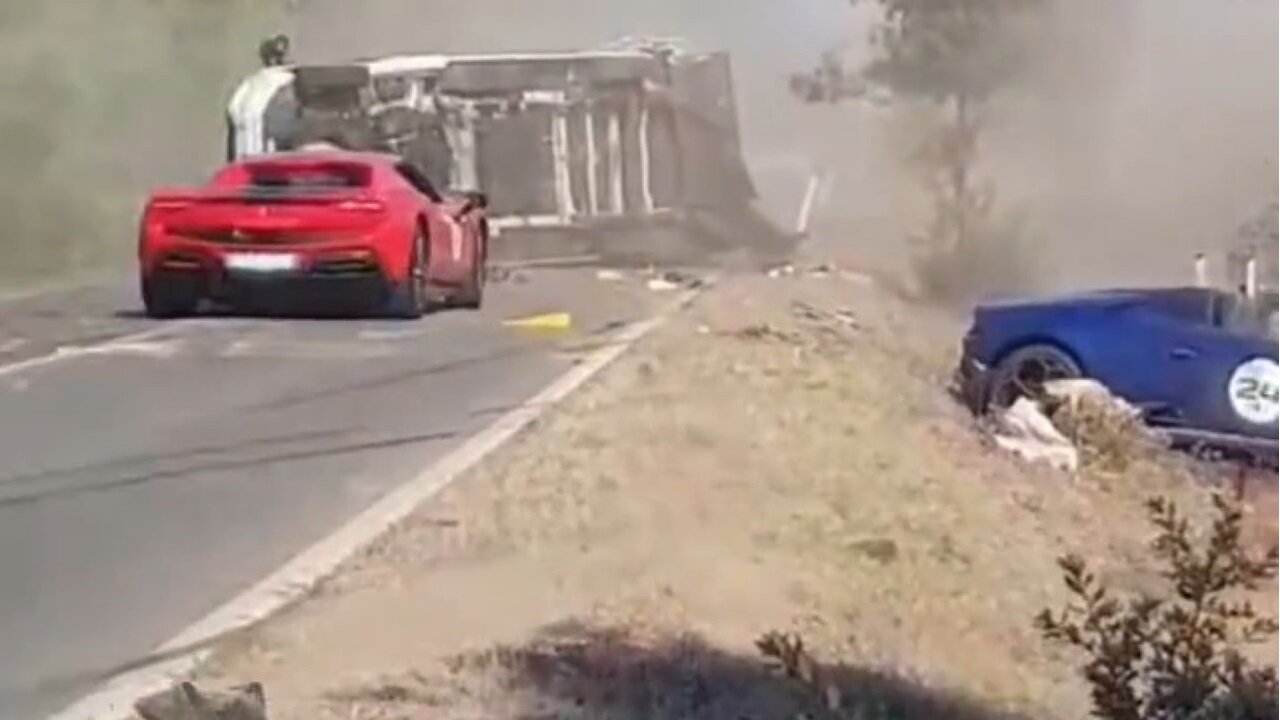 Two Super-Cars Crash While Trying To Pass A Truck, Killing Married Couple