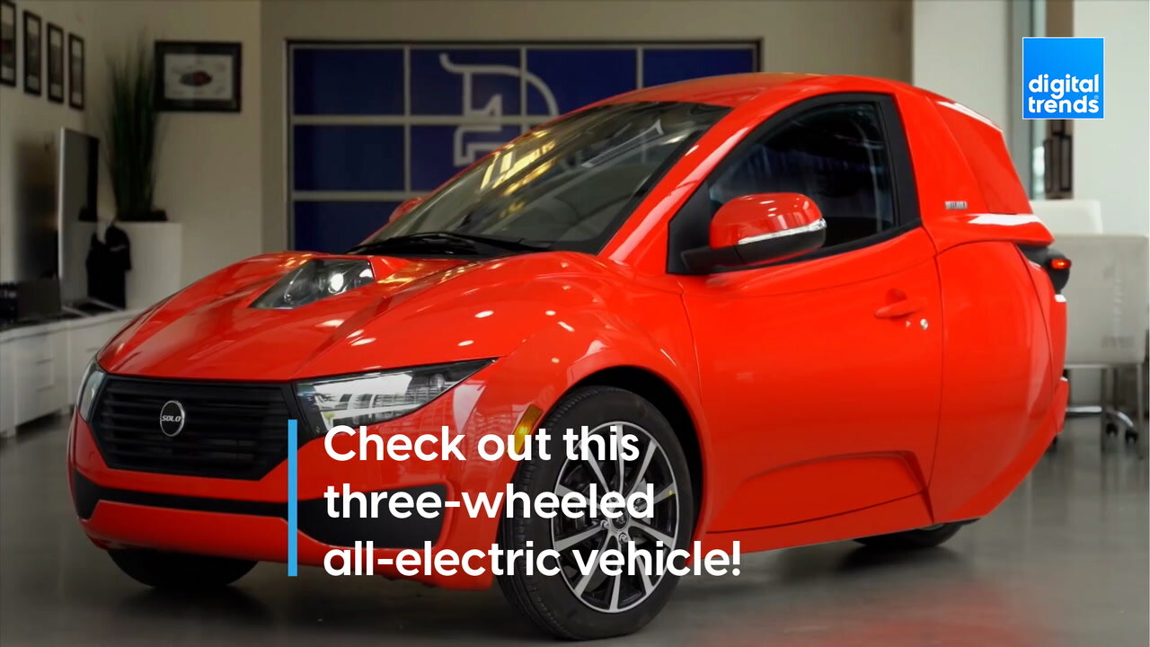 Three-wheeled all-electric EV