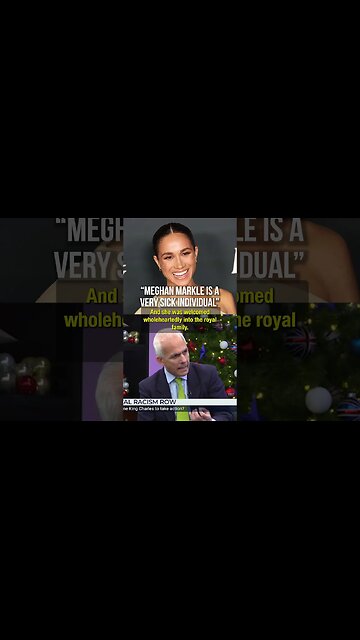 "Meghan Markle is a VERY SICK individual" 😱 #SAVAGE
