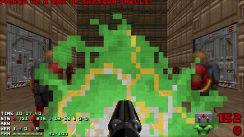 Doom 2 Down the Drain Level 31 UV with 104% in 1:37:33