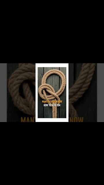 The Bowline Knot | Knots #shorts