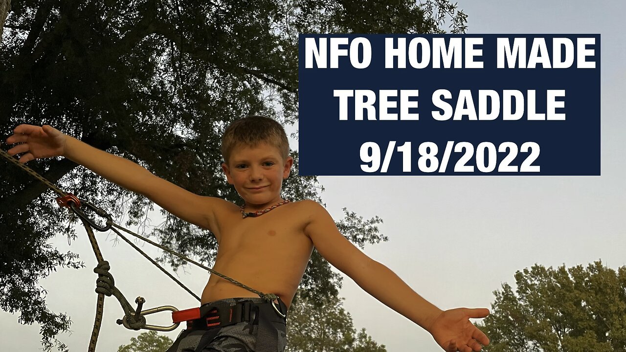 NFO HOME MADE TREE SADDLE 9/18/2022
