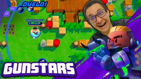 ISSO SIM É BATTLE ROYALE PENSADO PRA CELULAR | Gunstars Android Gameplay