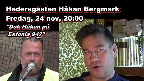 Håkan Bergmark bjuds till showen Martin Fritjof