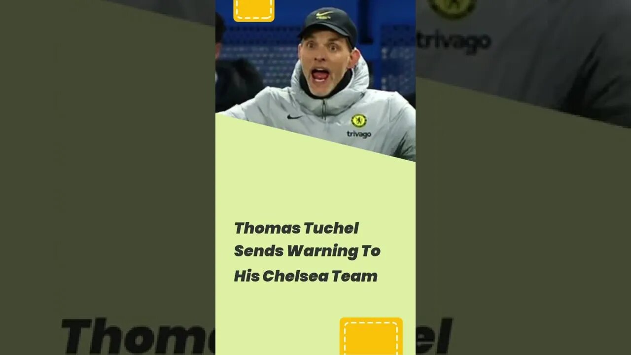 Thomas Tuchel Sends Warning To His Chelsea Team After Home Loss To Real Madrid #shorts