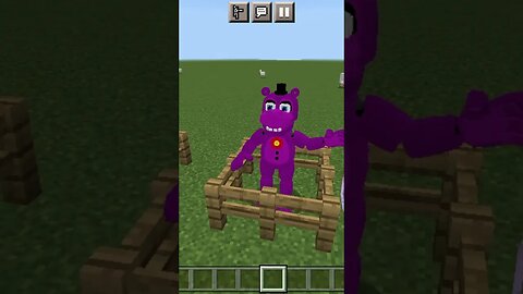 Fnaf 6 Animatronics in Minecraft! #shorts