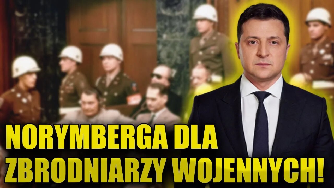 Prezydent Zełenski: Norymberga dla ZBRODNIARZY WOJENNYCH na Ukrainie! \\ Polska.LIVE