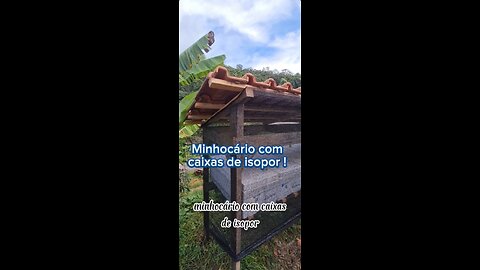 Minhocário em caixas de isopor - DIY - Garden -