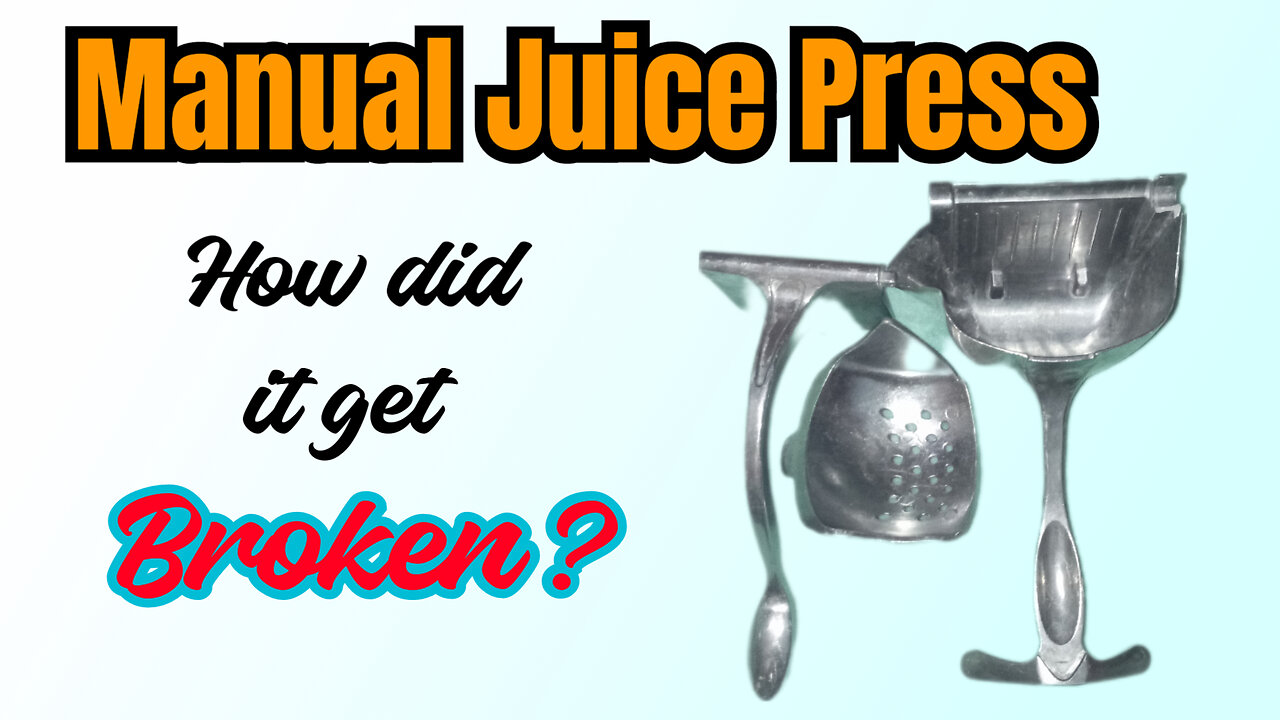 Manual Juice Press Review in Urdu