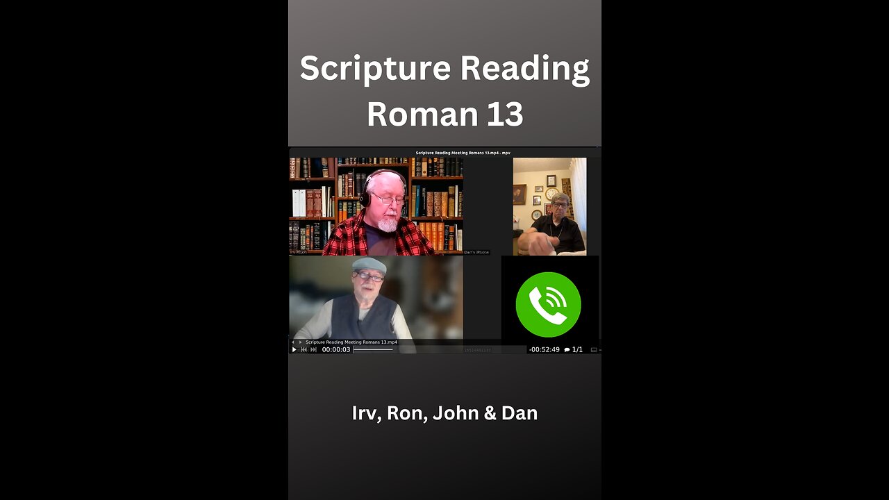 Scripture Reading Meeting Romans 13