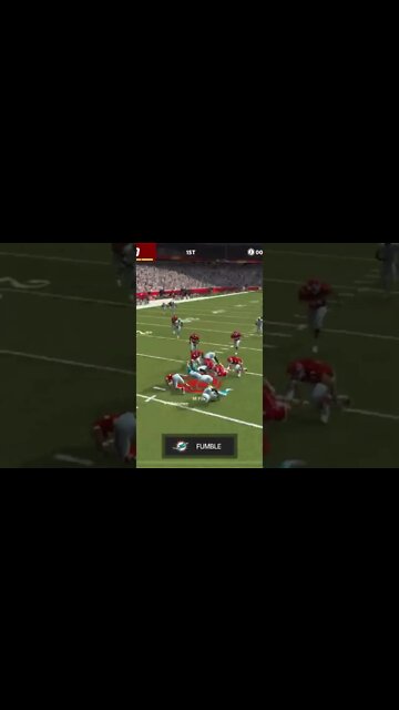 Chiefs QB Patrick Mahomes Fumble Gameplay - Madden NFL 22 Mobile Football