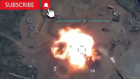 Azerbaijan TB2 striking Armenia Military fortified line!