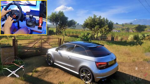 FORZA HORIZON 5 Steering Wheel G29 GAMEPLAY - AUDI S1