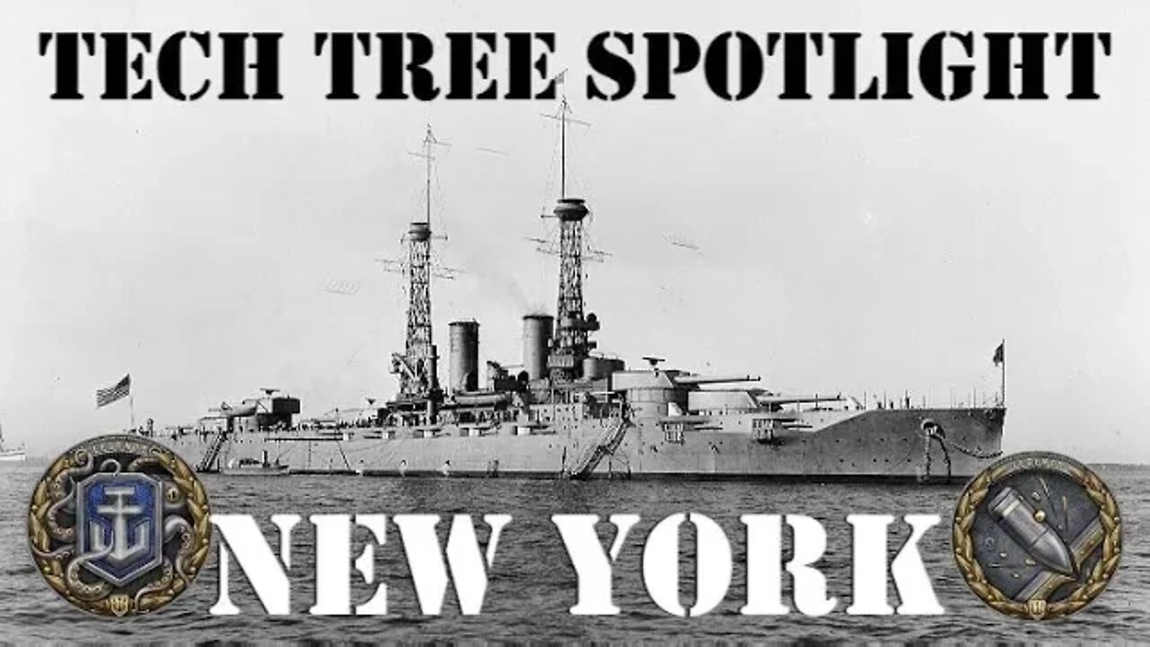 World of Warships Legends Tech Tree Spotlight: New York (Kraken)