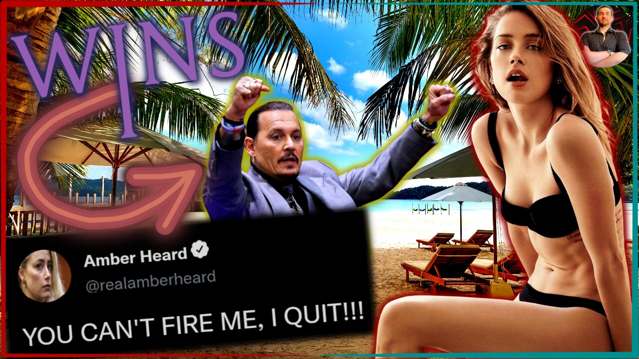 Amber Heard LEAVES WOKE HOLLYWOOD to Live in Spain! Can't Be FIRED If You QUIT! Johnny Depp WINS!