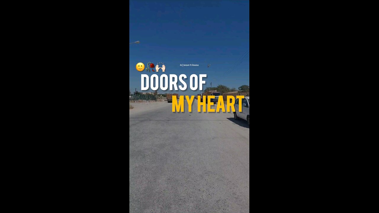 door 🚪 open My hearts is always