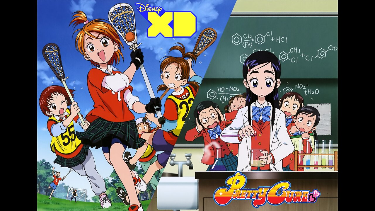 Futari Wa Pretty Cure - Nagisa Meets Honoka for the First Time (English Dub) + Disney XD Logo